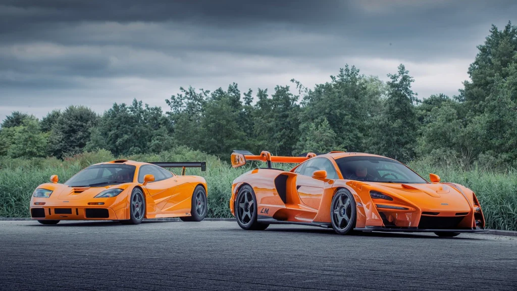 McLaren F1 junto al renovado Senna LM