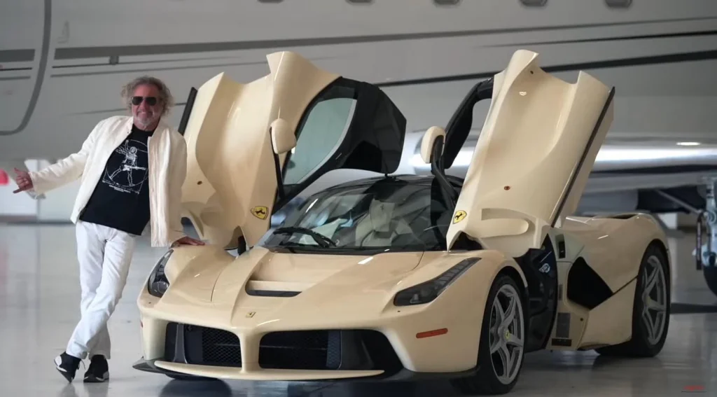 Sammy Hagar con su LaFerrari en color Avorio (2015)