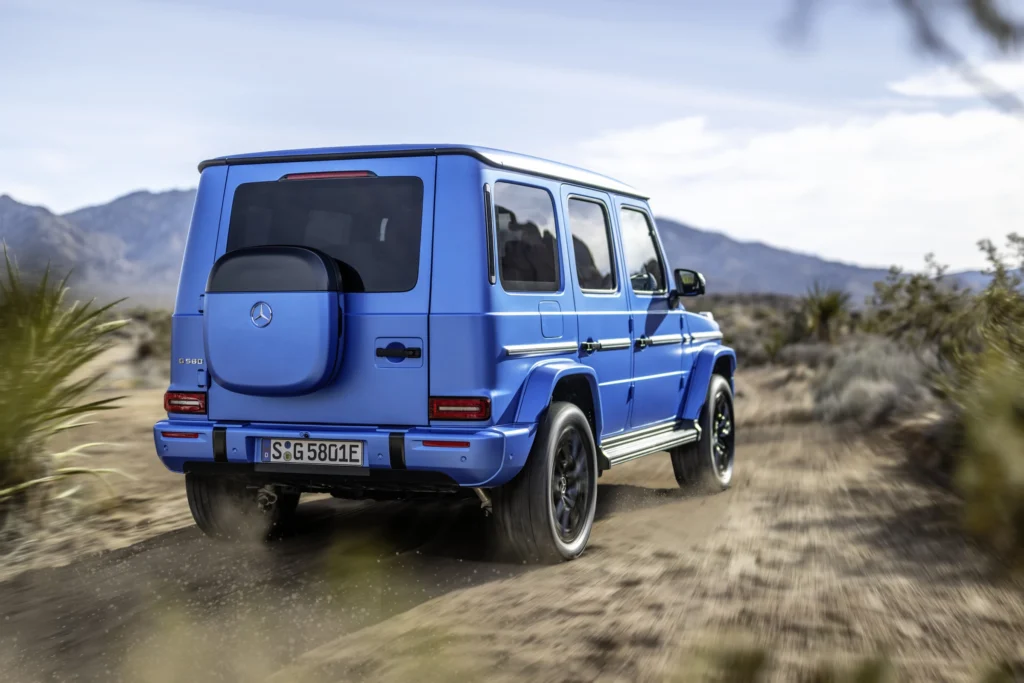 Mercedes G Eléctrico Trasera