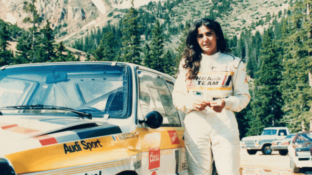 Michèle Mouton y su Audi quattro