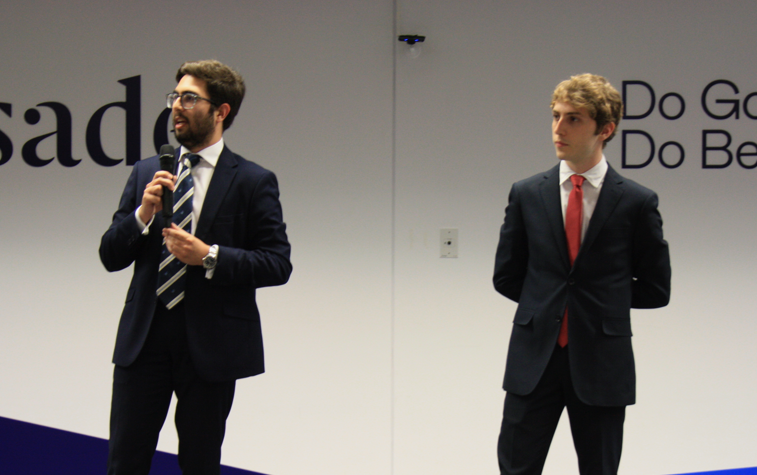 Ignasi Guitart, co-presidente y Eloi Saenz, co-presidente de ESADE Motor.