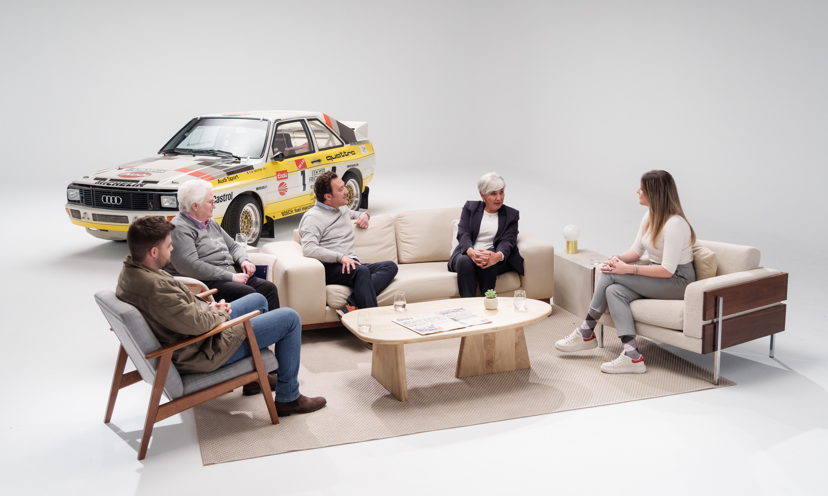 Michéle Mouton, María Ángeles Pujol, J. Antonio Ponseti, Nacho Villarín y Macarena López.