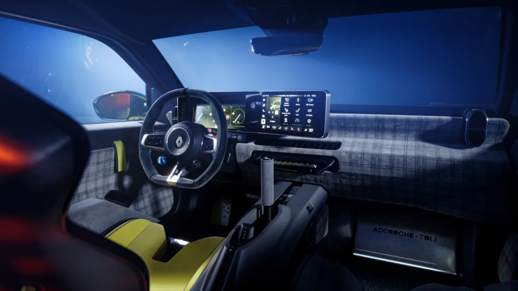 Interior del RENAULT 5 TURBO 3E