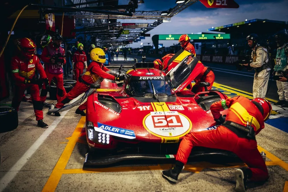 Ferrari 51 se desvanece a falta de 50 minutos para el final