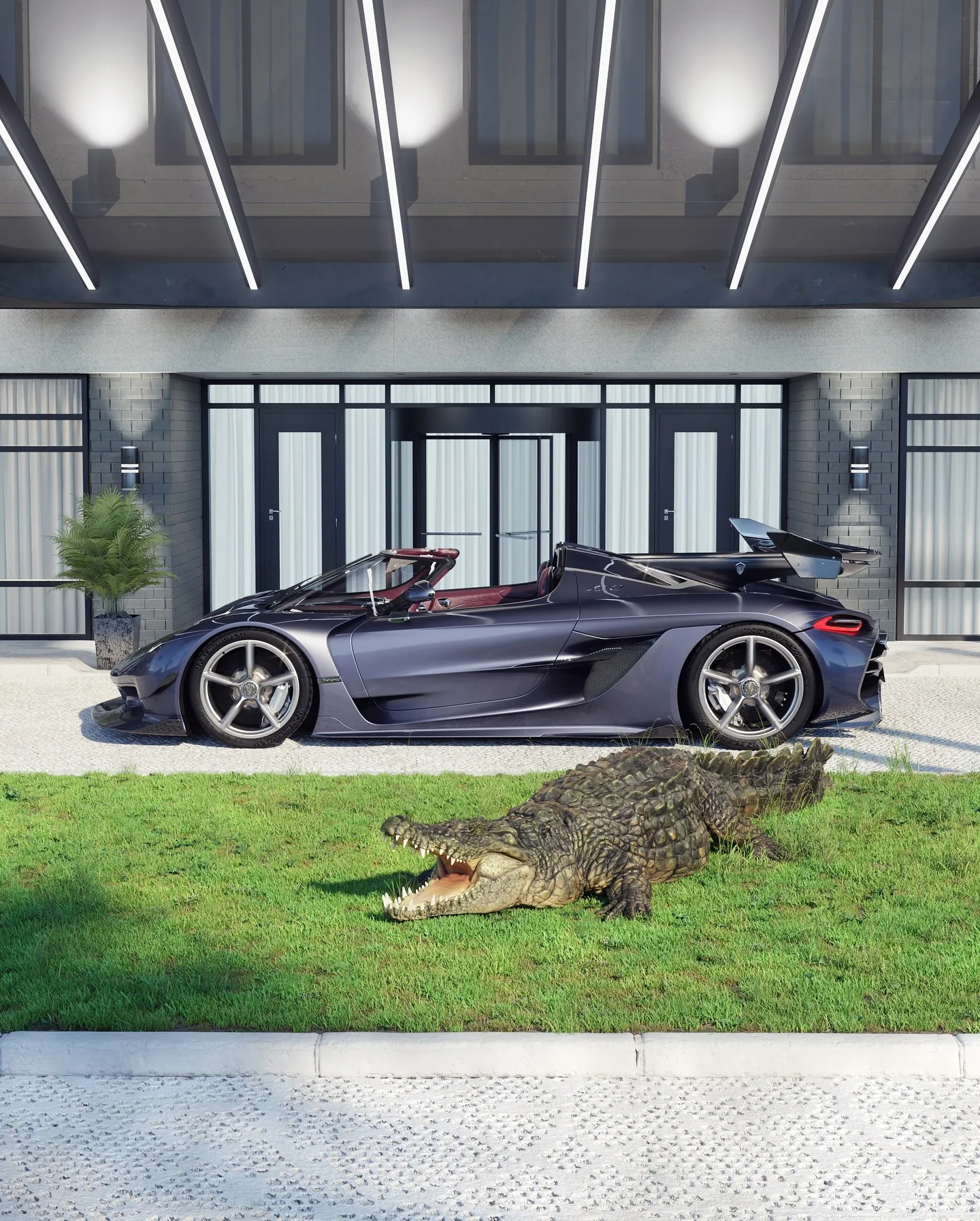 Koenigsegg Jesko Mjölnir hipercoche inspirado en Thor