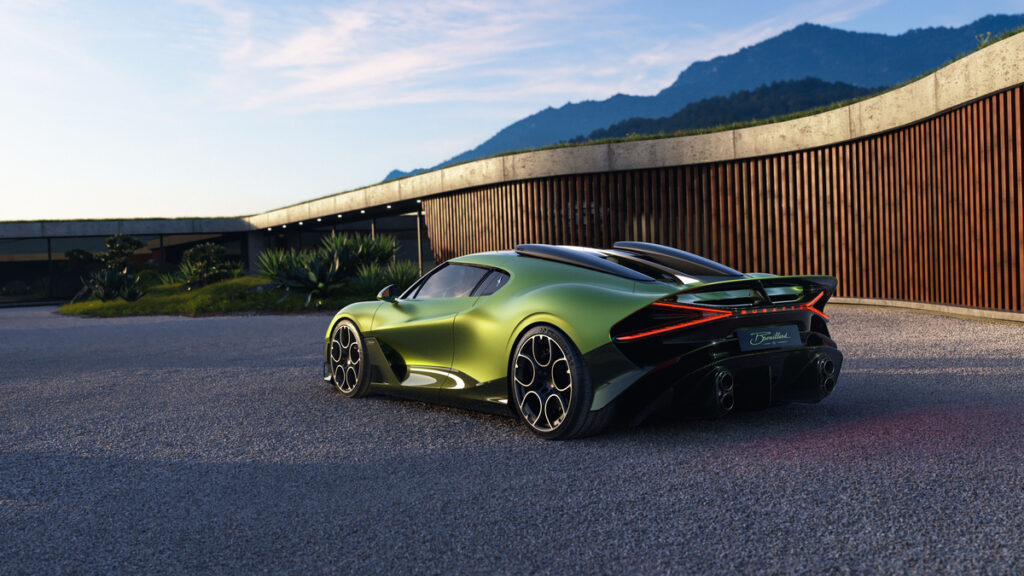 Bugatti Brouillard por detrás