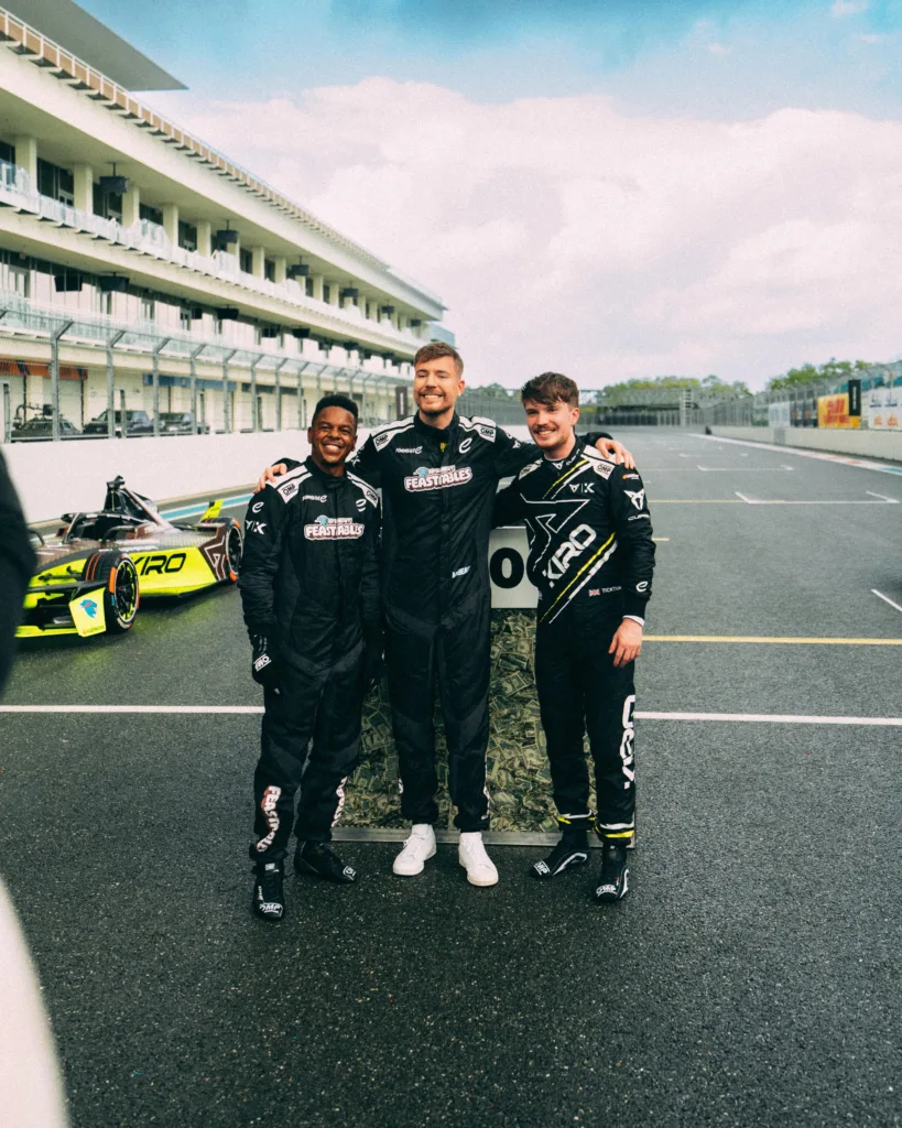Ronnie, MrBeast y Dan Ticktum