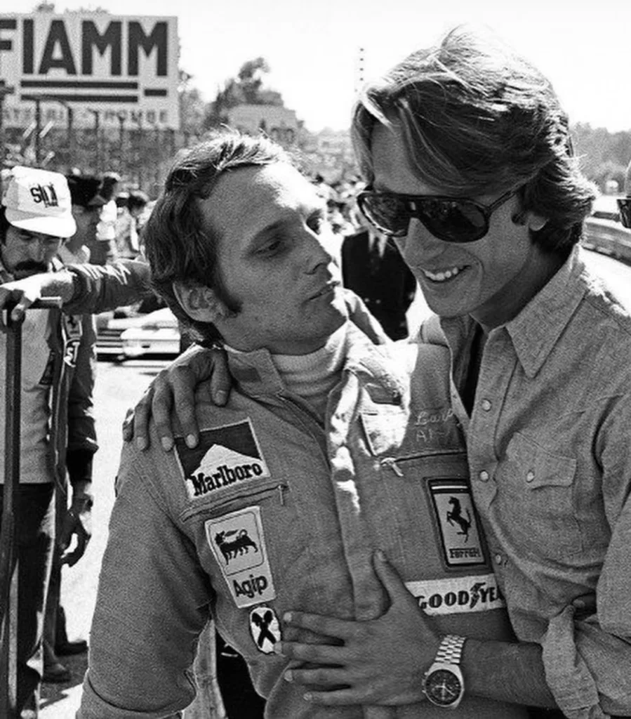 Luca Cordero y Niki Lauda
