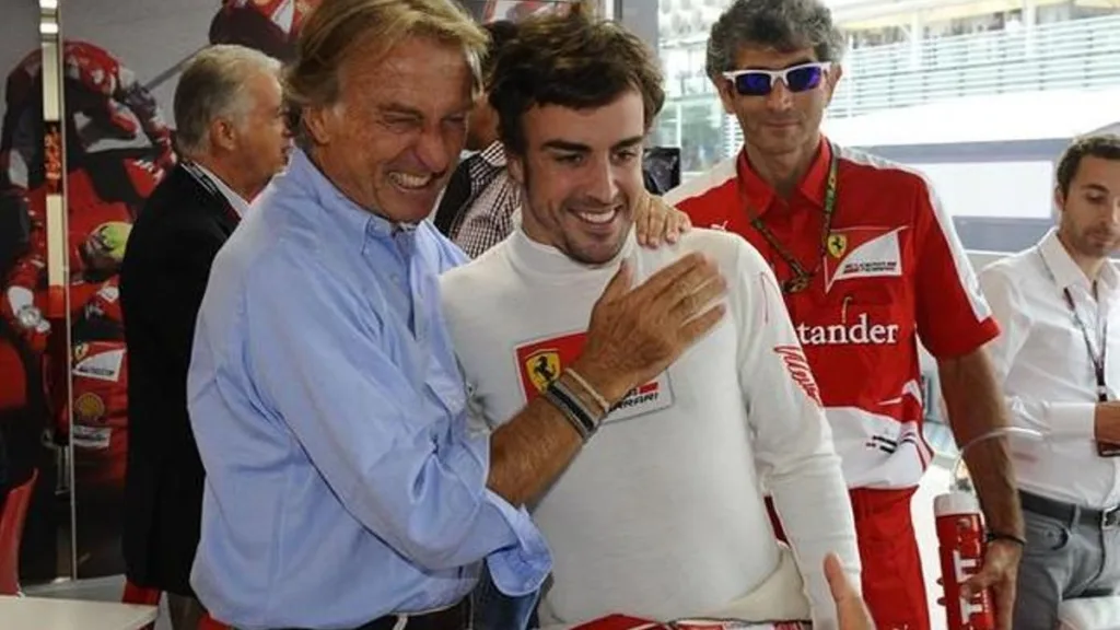 Luca Cordero y Fernando Alonso