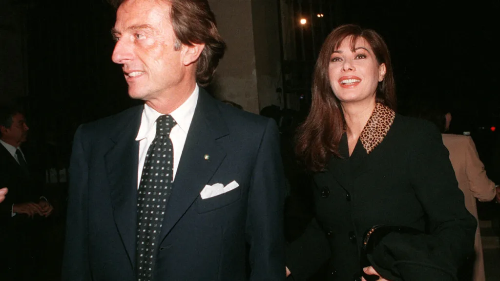 Luca junto a Edwige Fenech
