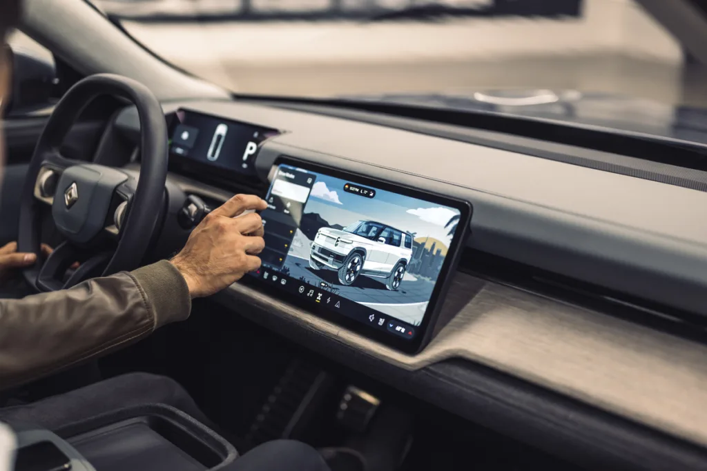 Interior de un Rivian