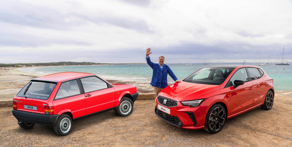 Seat Ibiza 1984 y Seat Ibiza 2026