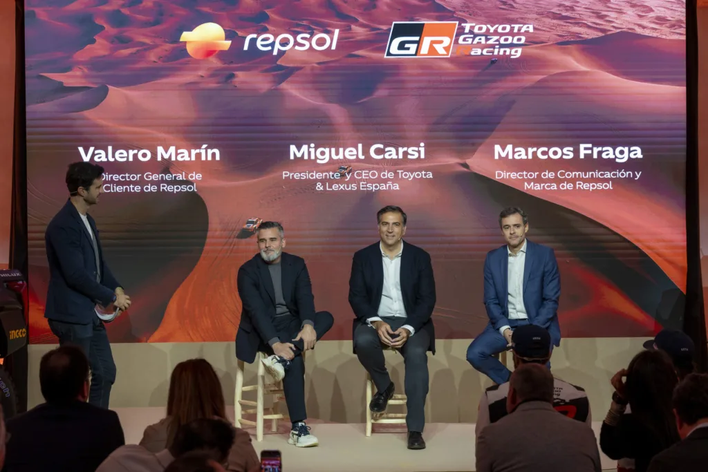 Directiva Equipo Dakar 2026 Toyota Gazoo Racing