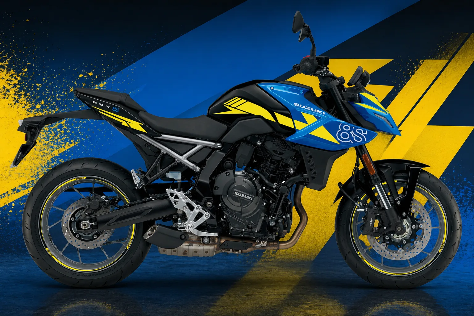 Nuevo color para la Suzuki GSX-8S: así luce el Amarillo Ibérica