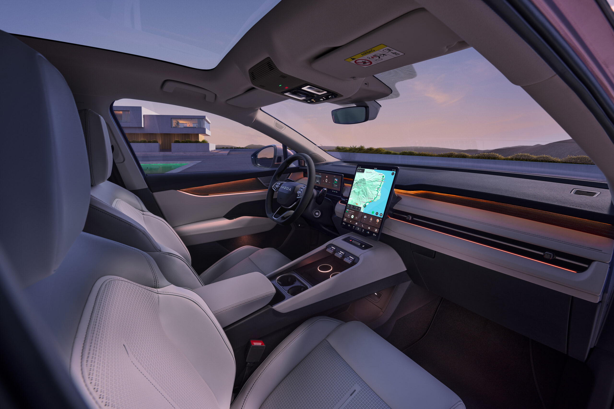 Interior Škoda Peaq