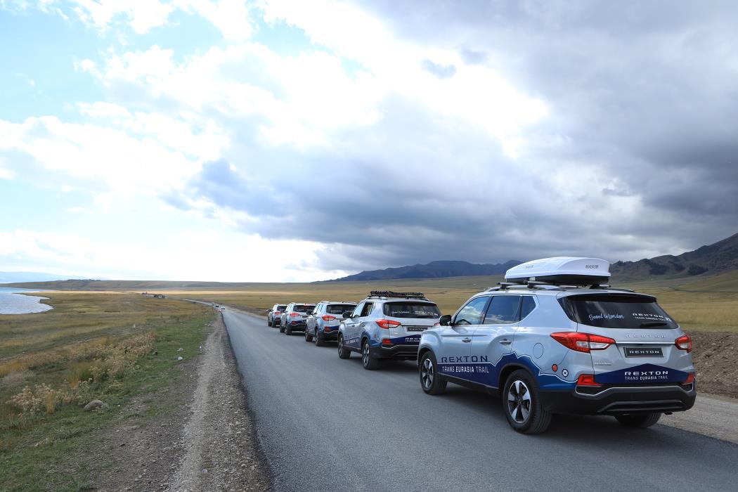 El nuevo SsangYong Rexton llega al Salón de Frankfurt recorriendo 12.000 km desde Seúl