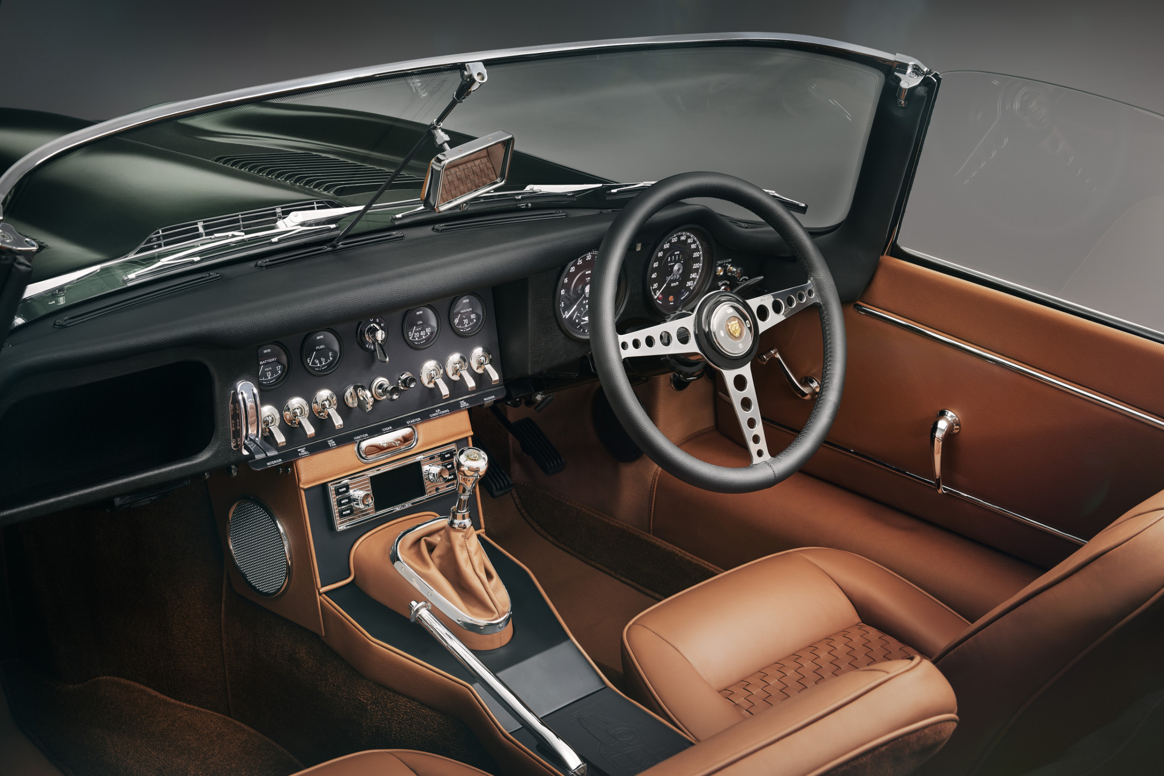 Interior del Jaguar E-Type