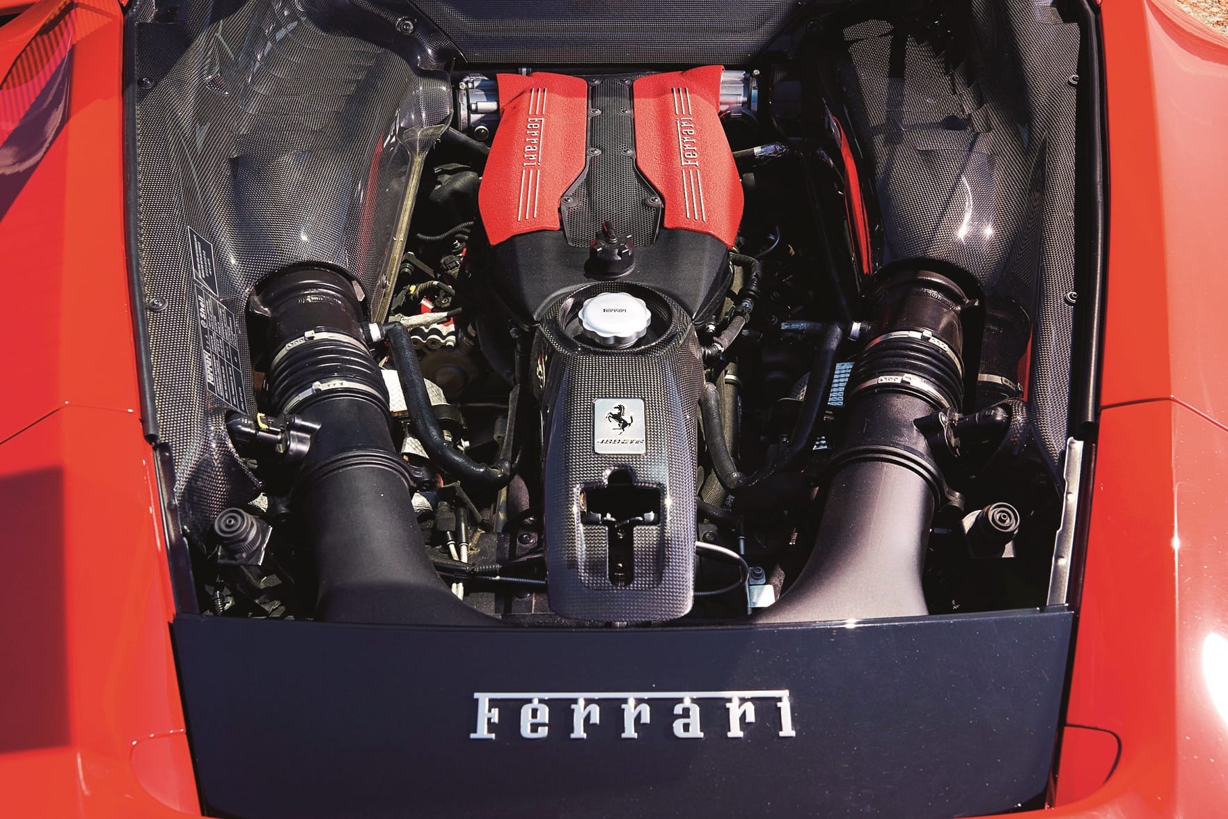 Prueba Ferrari 488 GTB motor