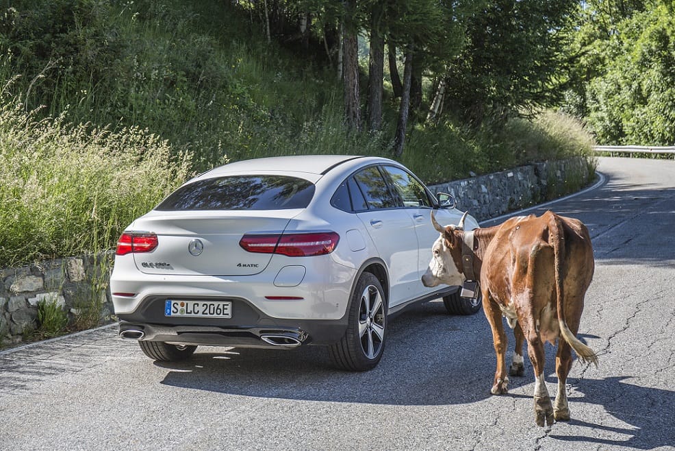 Mercedes GLC Coupé; Exterieur: diamantweiß; Interi