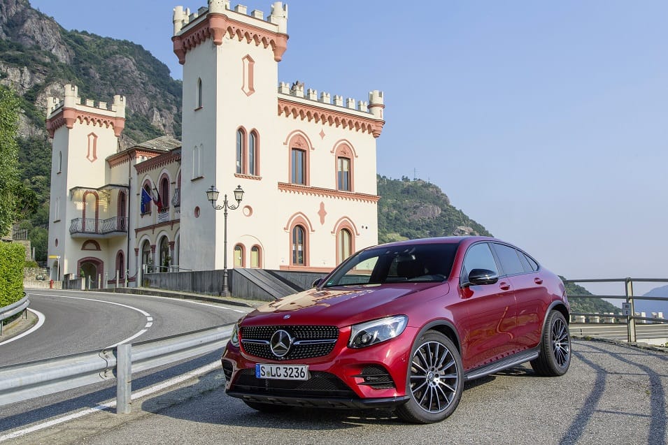 Mercedes GLC Coupé Press Test Drive Turin 2016