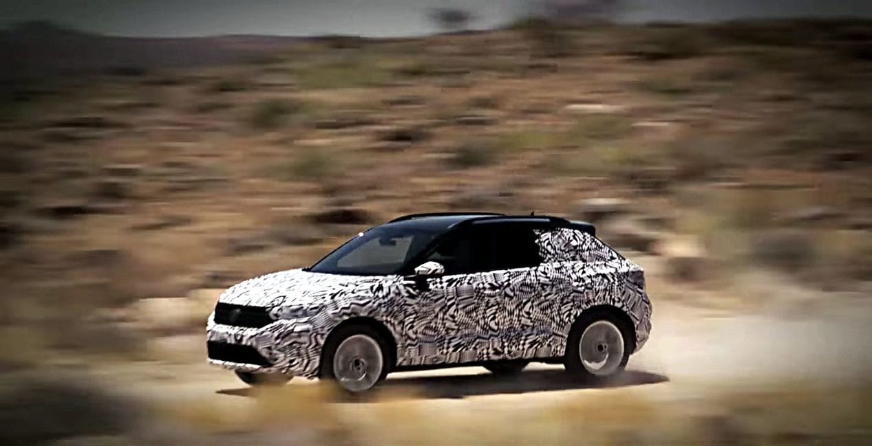 El nuevo «teaser» de Volkswagen muestra un T-Roc «camuflado» en acción