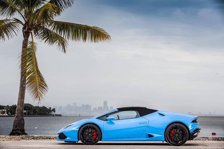 Lamborghini Huracán Spyder: Tormenta sobre Miami