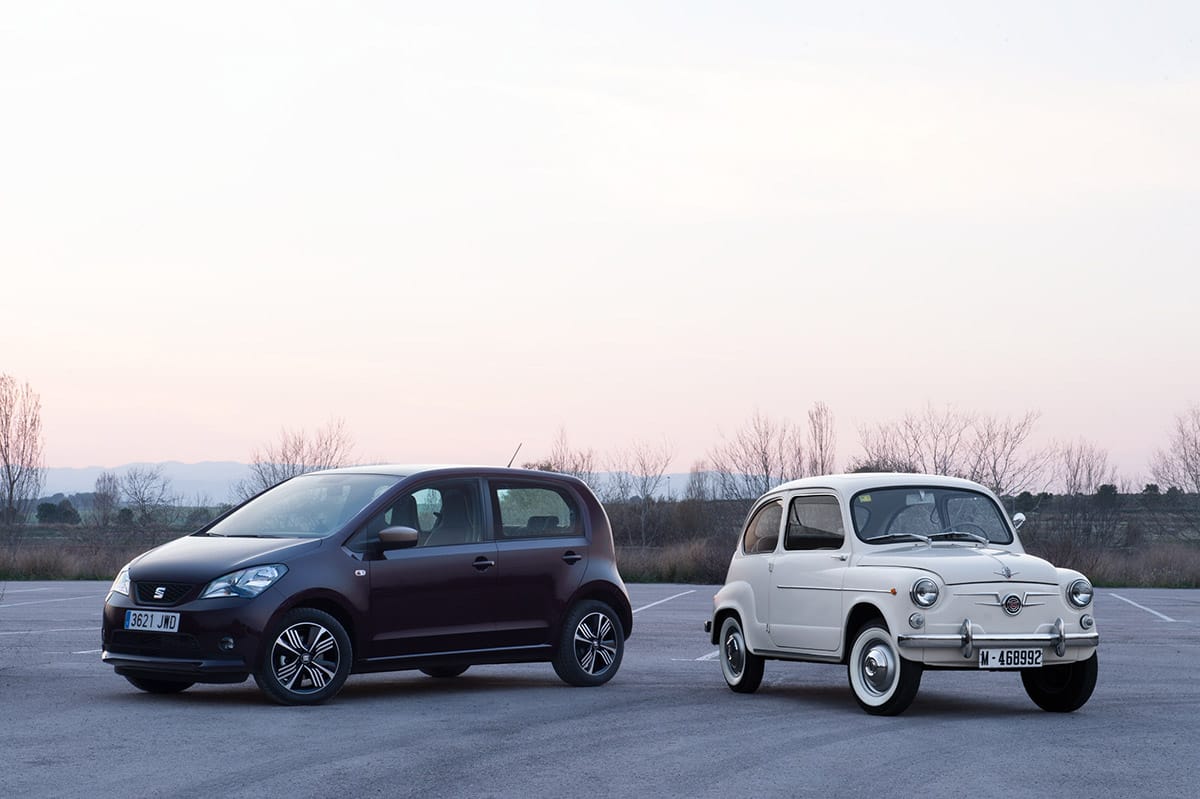 Seat 600 vs Seat Mii, misma idea para distintas generaciones