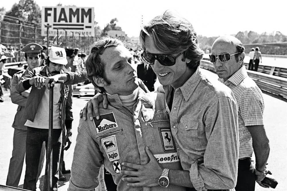 Luca di Montezemolo y Niki Lauda