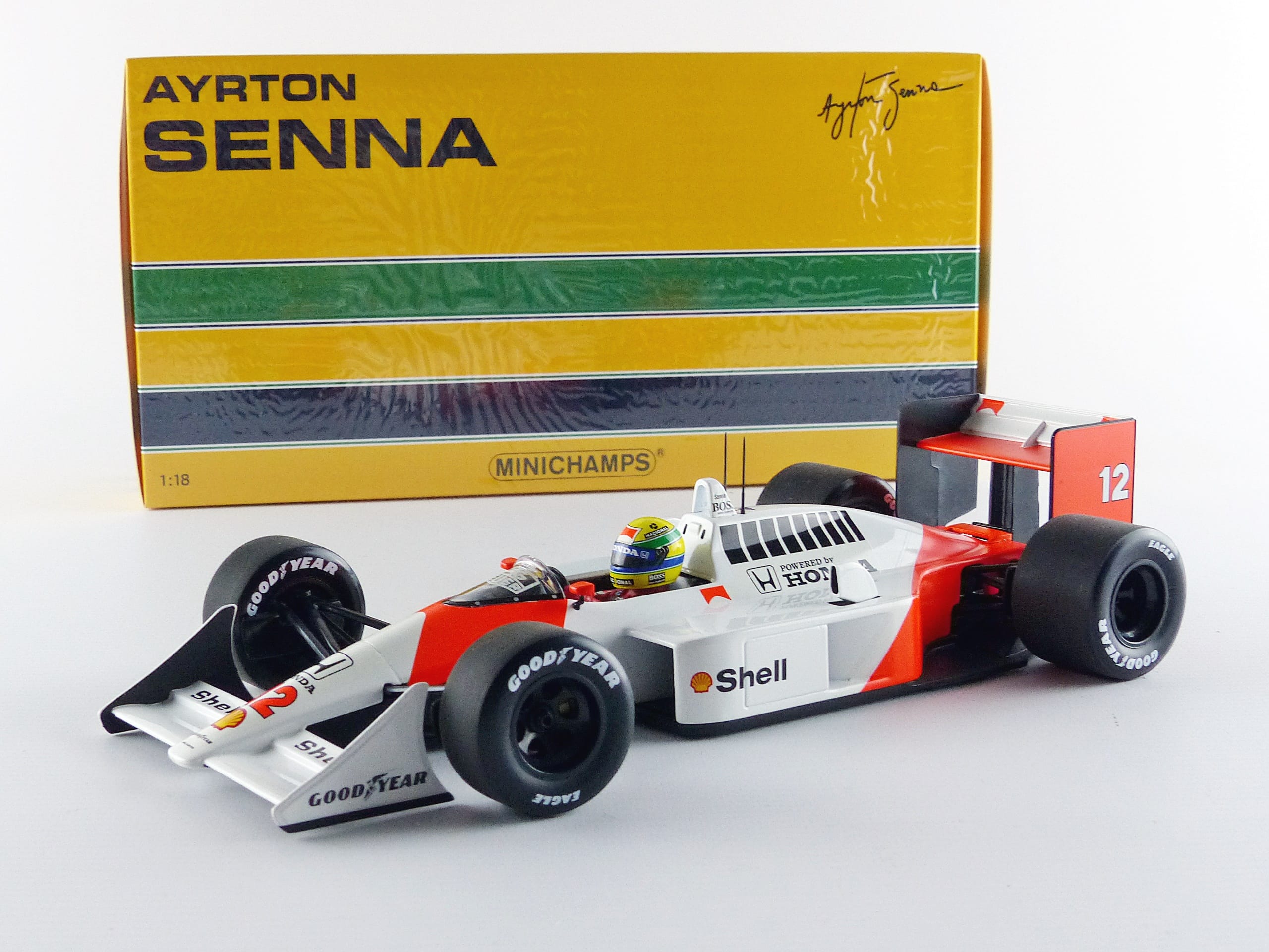 Minichamps nos trae el McLaren-Honda MP4/4 de Ayrton Senna