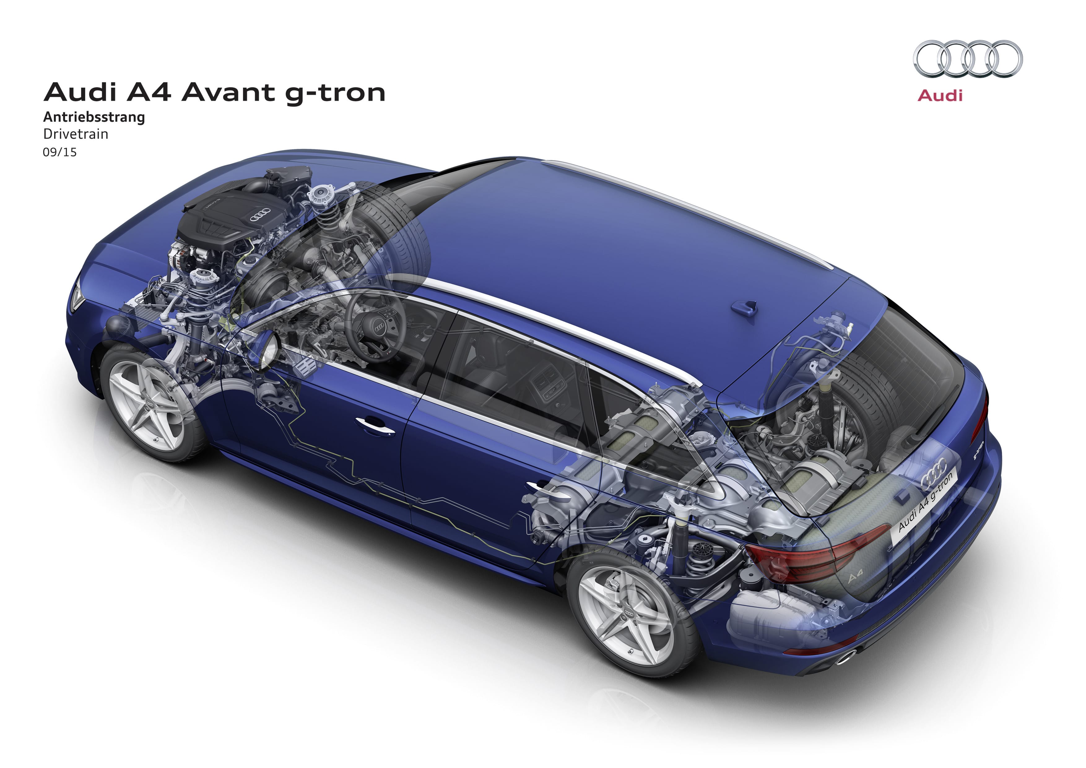 Audi A4 Avant g-tron: Propulsado por gas natural