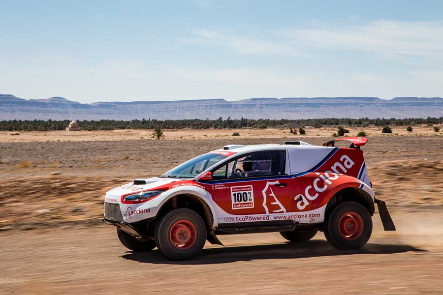 Acciona 100% EcoPowered, único coche con cero emisiones en el Dakar 2017