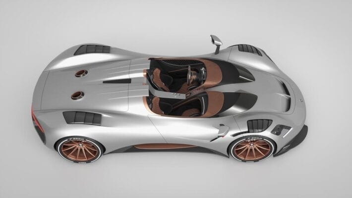 Ares S1 Project Spyder vista cenital