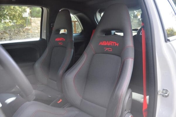 Abarth 595 Esseesse asientos Sabelt