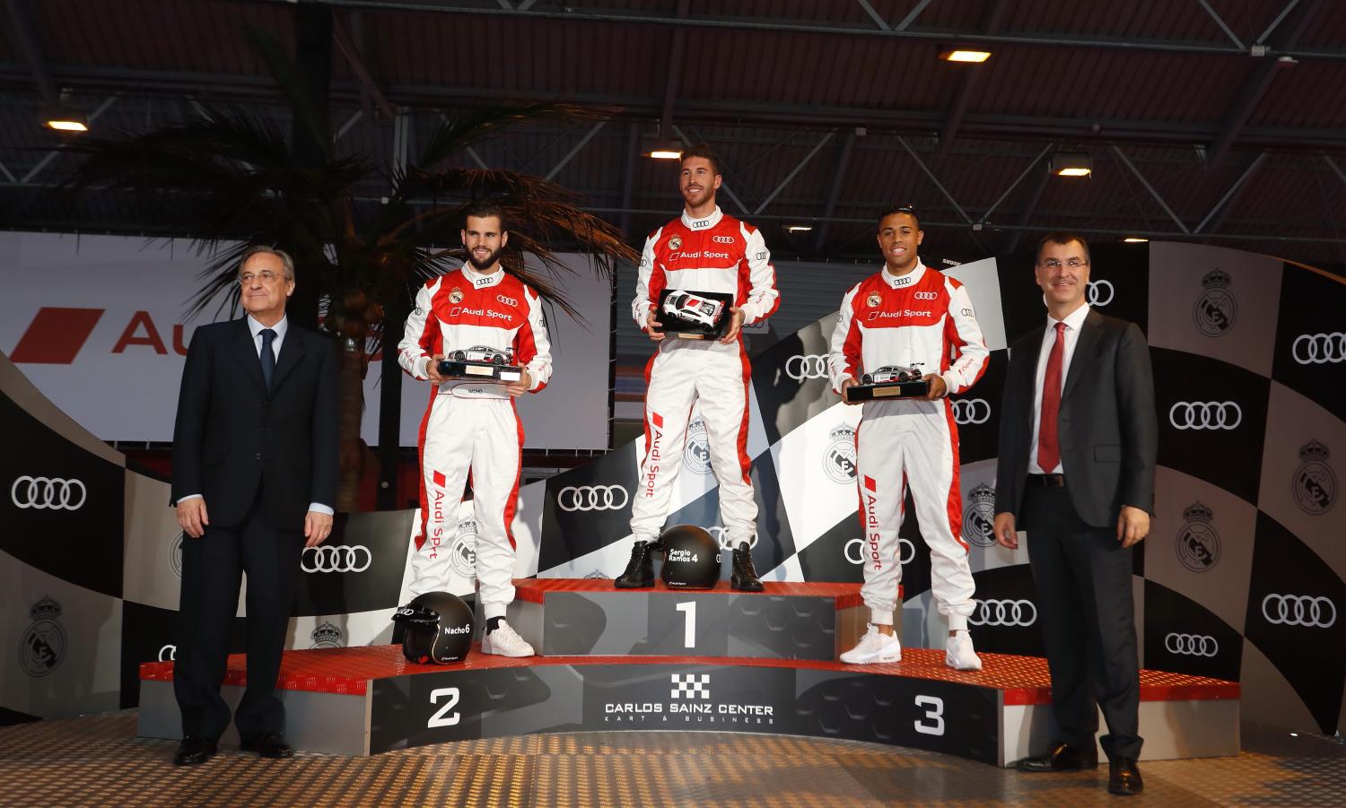 Los jugadores del Real Madrid han recibido los nuevos Audi