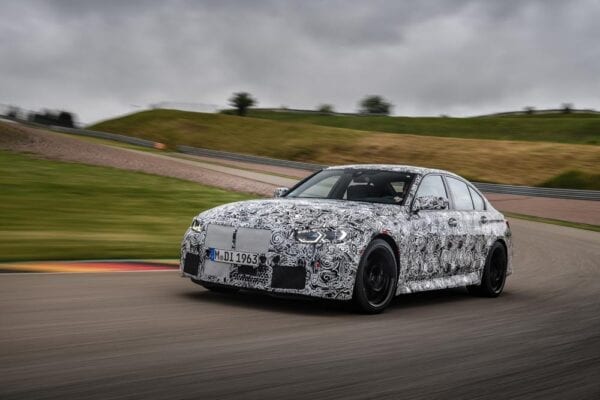 BMW M3 prototipo 2021 prueba circuito