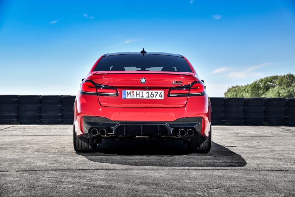 BMW M5 Competition 2020 trasera