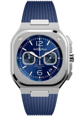 BR05 Chrono frontal correa azul