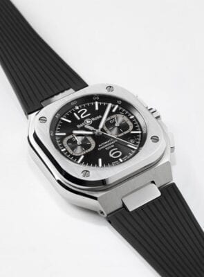 BR05 Chrono negro frontal correa negra