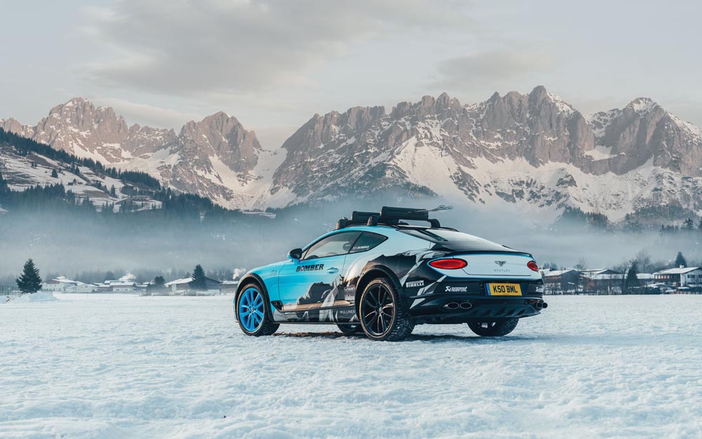 El Bentley Continental GT idóneo para esquiar o correr la Ice Race