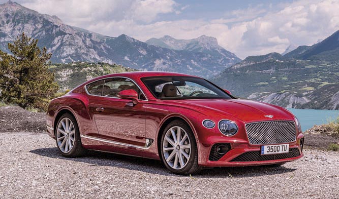 Bentley Continental GT tres cuartos frontal