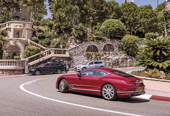 Bentley Continental GT en las Chicannes de Monaco