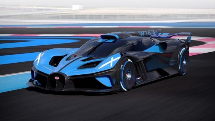 Bugatti Bolide circuito