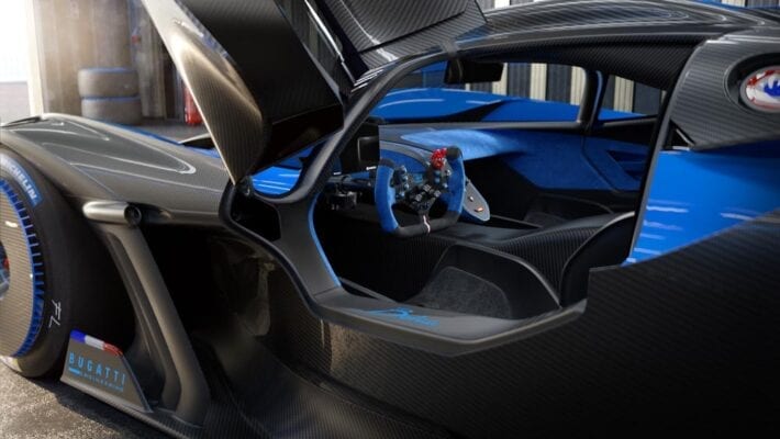 Bugatti Bolide interior