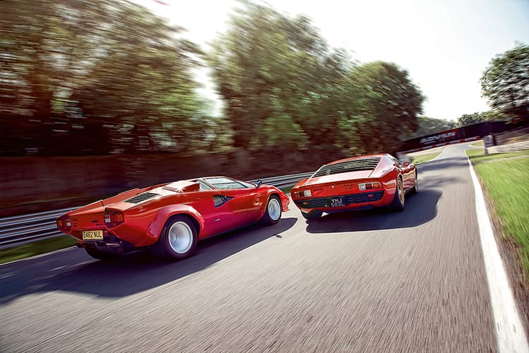 Lamborghini Miura y Countach: pasión italiana