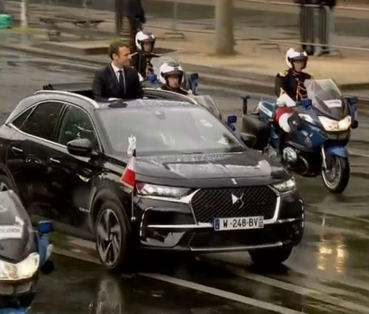 El DS7 Crossback, se convierte en el coche oficial del presidente francés Emmanuel Macron