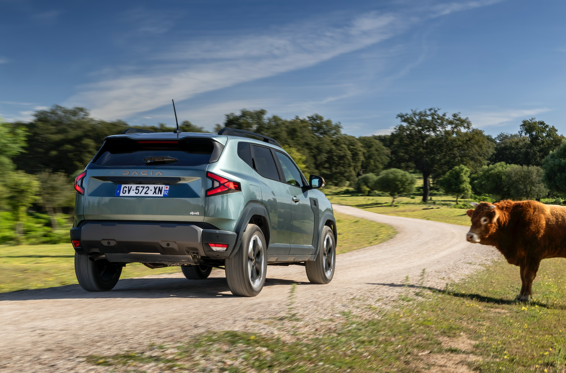 Trasera del Dacia Duster 4x4