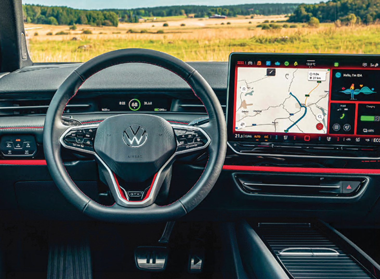 Interior del Volkswagen ID.7 Tourer