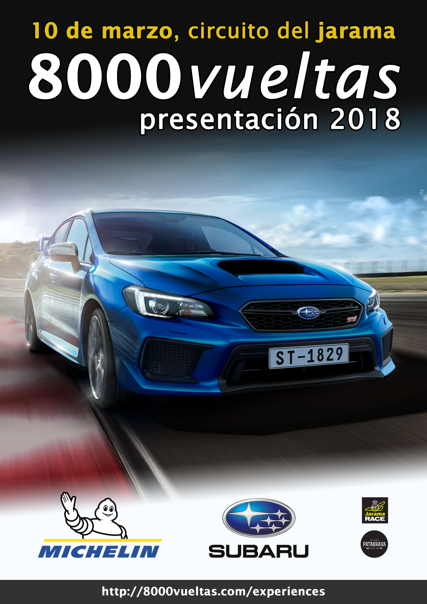 8000vueltas vuelve con la Presentación de Temporada 2018 de la mano de Subaru