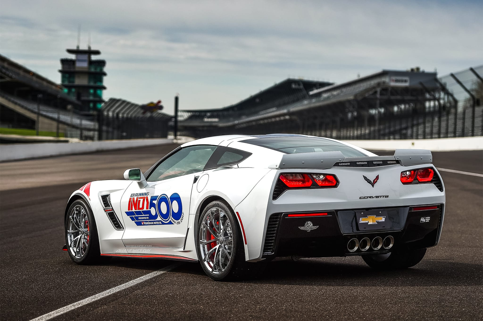 Chevrolet Corvette Grand Sport Pace Car, este será el «safety car» de las 500 millas de Indianápolis