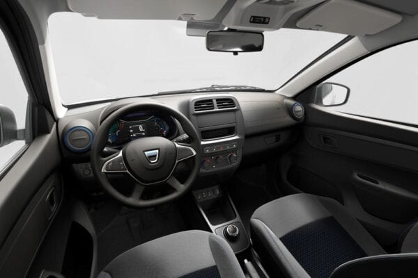 Dacia Spring vista interior